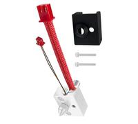 Extruder High-Temperature Nozzle Assembly Metal for 3D Printers Minimize Clogging Issue Easy Install