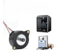 Extruder Kit for 3D Printer for k1 Series, High Torque Stepper Motor with, Heat Resistant up to 180°C, PTFE Cable, Standard 36 mm Mounting, Black
