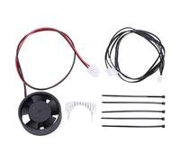 Extruder Motor Cooling Fan Kit High Performance 15000RPM Dual Ball Bearing Fan with Heatsink for K1 K1C K1 Maximum 3D Printer 30x30x10mm ABS (Silver Heat Sink)