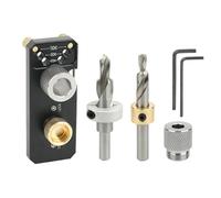 Extrusion Boring Locator - Adjustable Drill Guide, Workshop Positioning Device, Linear Punch Guide, Fabrication Helper | Sliding Design Consistent Boring Control Mechanism with Sliding Design