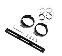 EXTRWORY 1 Pack Electric Bicycle Battery Mounting Bracket For Hailong Simple Tube Frame, Disc Brake Compatible Carrier Base, Black 206Mm Cycling Accessory