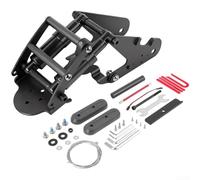 EXTRWORY 1 Pack Rear Suspension Shock Absorber,for Xiaomi for M365 1S Pro Pro2 Electric Scooter Aluminum Alloy Handle Black Red,for Outdoor Riding(C)