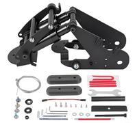 EXTRWORY 1 Pack Rear Suspension Shock Absorber,for Xiaomi for M365 1S Pro Pro2 Electric Scooter Aluminum Alloy Handle Black Red,for Outdoor Riding(A)