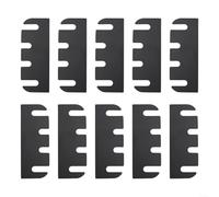 EXTRWORY 10 Pack Door Hinge Shims 4 Inch For Repairing Door Gaps Compatible With Standard Hinges Black PVC Fitting Tool