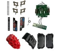 EXTRWORY 10 Sets Plastic Battery Shell,for BAT618 18V Li-ion Protection Board 21700 Holder Replacement Part,for Bosch DIY Battery Builders