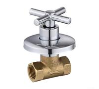 EXTRWORY 1PC Brass Quick Opening Drain Valve,Shower Diverter Valve,1/2" Brass Quick Opening Drain Valve,Plumbing Fitting Shower Shutoff Valve(1/2”)