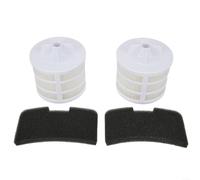 EXTRWORY 2 Filter Set U66 for Hoover Sprint Whirlwind SE71WR01 Vacuum Cleaner, White Pre and Exhaust Motor Filter, Easy to Assemble, Washable