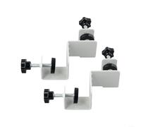 EXTRWORY 2 Pieces 90 Degree Right Angle Clamp Thickened Metal Woodworking Corner Clamp Auxiliary Fixer,for Picture Frame Fish Tank Board Splicing Beige Black 8-42mm Range