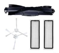 EXTRWORY 2 Side Brushes 1 Main Brush 1 Filter Replacement Parts for 360 S5 S6 S7 Vacuum Cleaner Carpet Tile Hardwood Pet Hair Home
