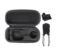 EXTRWORY 20X9x8CM Portable Handbag for Nintendo Switch 2 Camera Compact PU Case Black Protective for On-The-Go Gamers