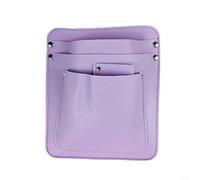 EXTRWORY 21X18x3cm Flower Arrangement Tool Belt Leather Multifunctional Waist Pouch Adjustable Strap Multi Pocket for Florists Gardeners Floral Shop(Purple)