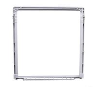 EXTRWORY 241973101 Crisper Pan Cover Frame for Refrigerator Shelf Replacement Part White ABS Plastic 468x445cm Kitchen Storage Organization