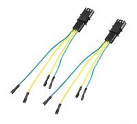 EXTRWORY 2PCS 4Pin Side Mirror Heating Connector Cable Wire for BMW E90 F10 X5 X6 F01 F02 E70 E71 12V Black Car Replacement Parts Winter Driving