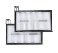 EXTRWORY 2Pcs Vacuum Cleaner Filters For Eufy X8 Pro Series X8 Pro SES Black White Plastic Filter Paper For Home Use