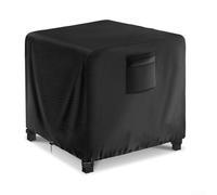 EXTRWORY 32 Inch Square Firepit Cover 24H Height Weather Resistant(420D)