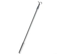EXTRWORY 33-60cm Telescopic Curtain Pull Rod Aluminum Alloy Window Opener Pole With Hook For Blinds Skylight Curtains Flexibility To Reach Various For Window Heights