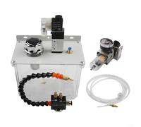EXTRWORY 3L Machine Tool Cooling Sprayer Oil Mist Lubrication System With Solenoid Valve PVC Metal Coolant Pump For CNC Lathe Milling Workshop(24V)