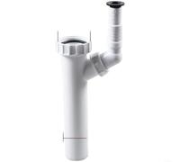 EXTRWORY 45mm G1-1/2 Internal Thread Water Pipe Connector,for Dishwasher Washing Machine Water Purifier Steam Oven, 40mm Joint White PP Fitting