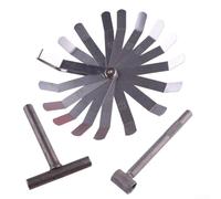 EXTRWORY 5 Motorcycle Engine Valve Screw Adjusting Spanner Tool + Feeler gauge Set, Accurate Measurements, Stable Characteristics