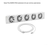 EXTRWORY 5 Speed Adjustable Smart Radiator Fan for Heating Circulation Energy Saving Quiet Operation White 470x70x30mm for Home Office Bedroom(Accessories)