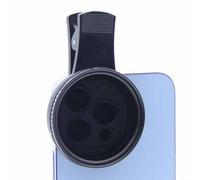EXTRWORY 52Mm Polarizing Filter Kit For Smartphone Camera, Adjustable ND2-400 Lens Clip Reduces Glare, Enhances Color, Portable Accessory