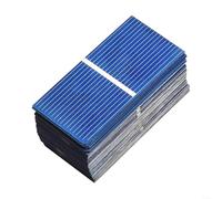 EXTRWORY 52X19mm Solar Cells 100Pcs 0.5V Polycrystalline Silicon for MINI Solar Panel Kit for DIY Projects Battery Charger