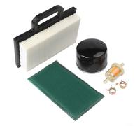 EXTRWORY Air Filter Oil Filter Pre-Filter Kit with Metal Mesh for Engine Models 499486S 492932S, Reusable Foam Element for Lawn Mower Maintenance Garden