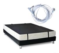 EXTRWORY Anti-Static Grounding Wire+Grounding Leather Mattress Cover for Bed, grounding Sheets for earthing, Improve Sleep (Mattress Not Included)