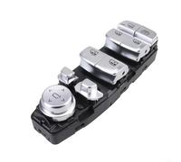 EXTRWORY Auto Power Window Switch for BMW 61319382503 Compatible with 7 Series G11 5 Series G30 3 Series for G20 X5 X3 X4 X6 for X7 Door Glass Lift Button Silver Black ABS Car Accessory(Front left)