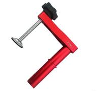 EXTRWORY Bench Dog Clamp Hold Down Clip Non-Slip Pads Aluminium Alloy Red for Woodworking Milling Cutting Grinding(20mm)