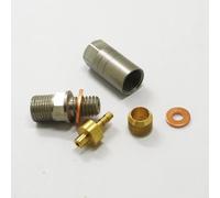 EXTRWORY Bicycle Hydraulic Brake Hose Nut Fittings Kit,for Hope Tech3 V4 E4 X2(Close)