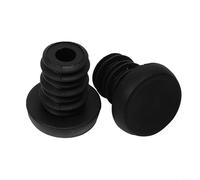 EXTRWORY Black TPEE Bicycle Bar End 2pcs Anti-Slip Handlebar for Road Folding Bikes Cycling Safety