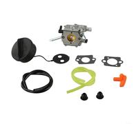 EXTRWORY Carburetor Kit WT-45 With Gaskets Fuel Lines Fuel Cap Choke Button For FS48 FS52 FS62 FS66 FS81 FS86 FS106 Trimmer Brush Cutter Outdoor Use