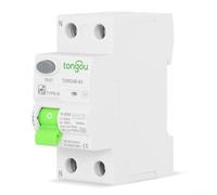 EXTRWORY Circuit Breaker,Surge Protective Arrester Device,Smart Energy Meter,Reliable Type B Circuit Breaker RCD DC Electric 2P 63A 30MA