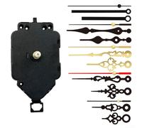 EXTRWORY Clock Mechanisms Battery Powered Pendulum Clock Movement Jumping Seconds Wall Clock Accessories Metal Clock Hands(18+23mm)