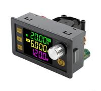 EXTRWORY CNC DC-DC Converter 120W 6A Adjustable Step Up Step Down Power Supply 0-36V Output Black