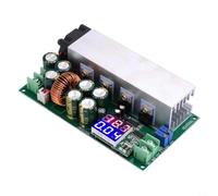 EXTRWORY DC to DC Adjustable Voltage Converter 12-80V Input 25-50V Output 20A Efficiency Module,for Automotive Systems Metal Plastic Silver