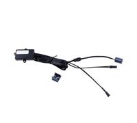 EXTRWORY DC12V 24V Control Switch Sensor Featuring Human Body Touch Hand Sweep and Door Activation,for Home Office Cabinet Lighting Black ABS Material 2 Meter Cable(A)
