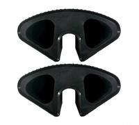 EXTRWORY Dorm Bed Ladder Foot Support Non-Slip Rubber Step Pads for Secure Climbing, Enhanced Stability for College Students Dormitory Life, Black 2 Pack