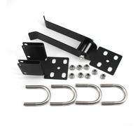 EXTRWORY Double Gate Latch For Chain Link Fence Frames 1 3/8 Size With Heavy Duty Steel Construction And Built In Padlock Hole For Secure Property Protection