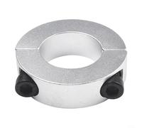 EXTRWORY Double Split Shaft Clamp Collars 50Mm 60Mm Aluminium Alloy Secure Stabilize For CNC Machinery Metalworking Industrial Equipment(45mm)