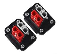 EXTRWORY Dual Flush Mount Bracket Panel for Connector 50A 600V 12-6 AWG Wire Cable Connector(2PCS)