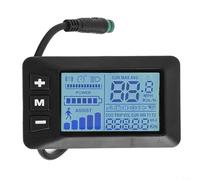 EXTRWORY Electric Bike LCD Display 24V 36V 48V GD01 5 Pin Waterproof For E-Bike For JN Controller Handlebar Black