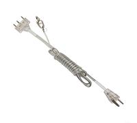 EXTRWORY Fencing Body Cord 1.8m Copper Core PVC Sheath Foil Cable With Hand Line Clamp For Training And Competition(Transparent)