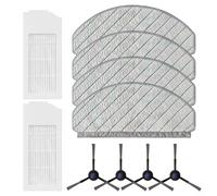 EXTRWORY Filter Mop Cloth Side Brush Kit For Bosch Spotless + BCRD1W BCRC1W And Advanced + BCRD2W BCRC2W, Microfiber Nylon Cleaning Parts For Pet Hair Home(A)