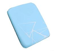 EXTRWORY Fishing Box Seat Cushion Waterproof PU Breathable High Rebound Padding Fixed by Suction Cup,for Fishing Trip Blue 30x24x33cm(black)