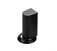 EXTRWORY Floor-standing Magnetic Door Stopper For Interior Doors Wind-resistant Concealed Design Gunmetal Gray(matte black)