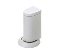 EXTRWORY Floor-standing Magnetic Door Stopper For Interior Doors Wind-resistant Concealed Design Gunmetal Gray(white)