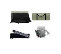 EXTRWORY for Car Rear Tent SUV Tailgate Awning with Mesh Ventilation 320x200x195cm Black Oxford Fabric Waterproof for Camping Hiking