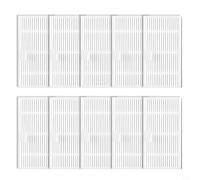 EXTRWORY For Conga 7490 Immortal 8290 Immortal Robot Vacuum Cleaner Filters Replacement Accessories Easy Install Design Plastic Plus Filter Material White Finish For Household(10 PACK)